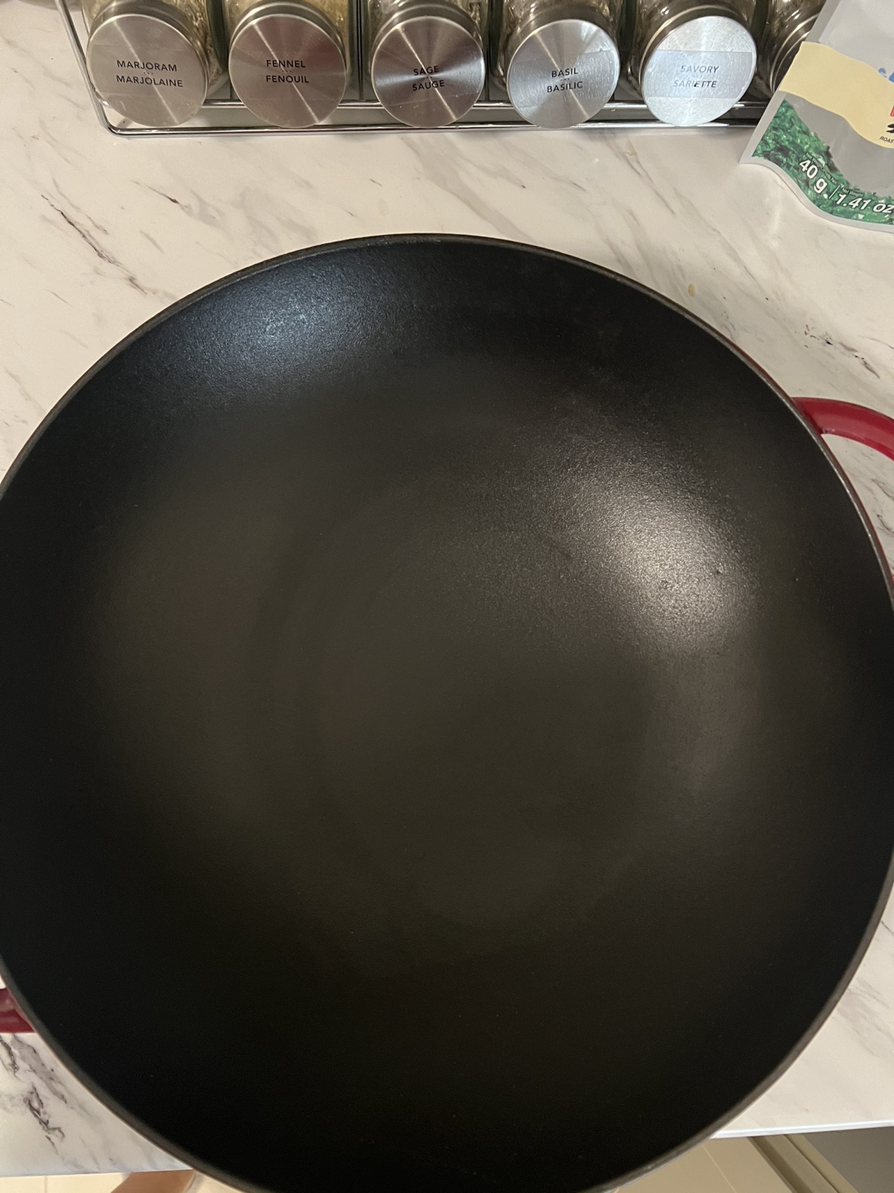 Staub cast iron wok - photo 3