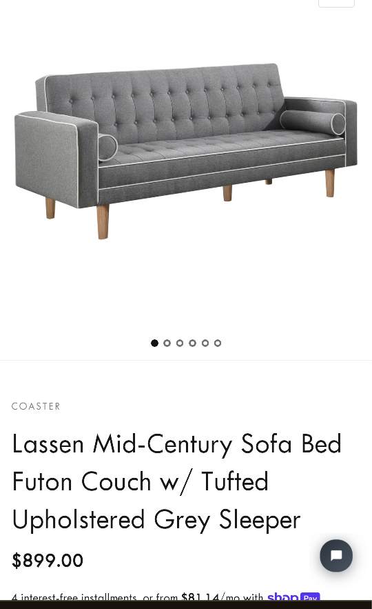futon turns into a sofa bed