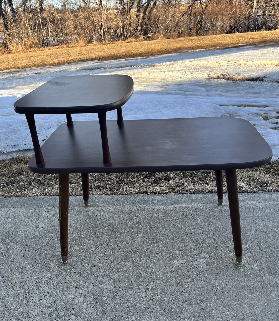 Mid-Century Modern End Table - $30