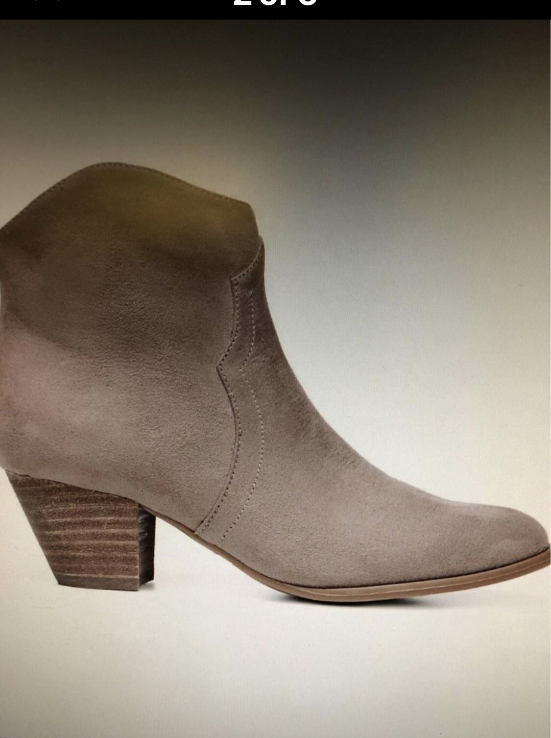 NEW Grey Bootie in the box  SIZE 9 image indicator(5)
