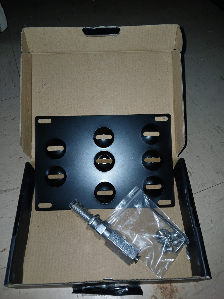 license plate mount