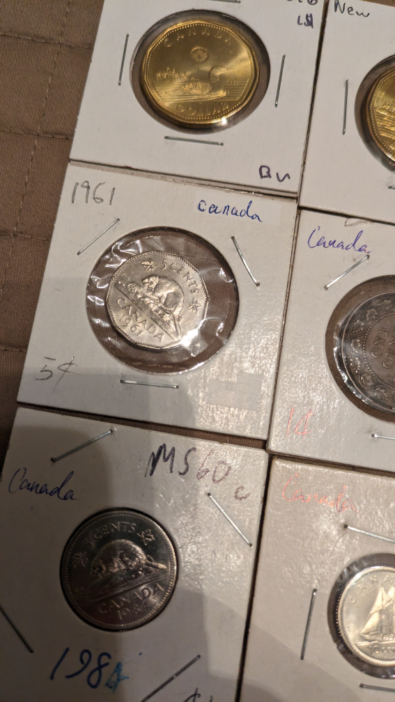9 Canadian old and modern coins (price for all) image indicator(3)