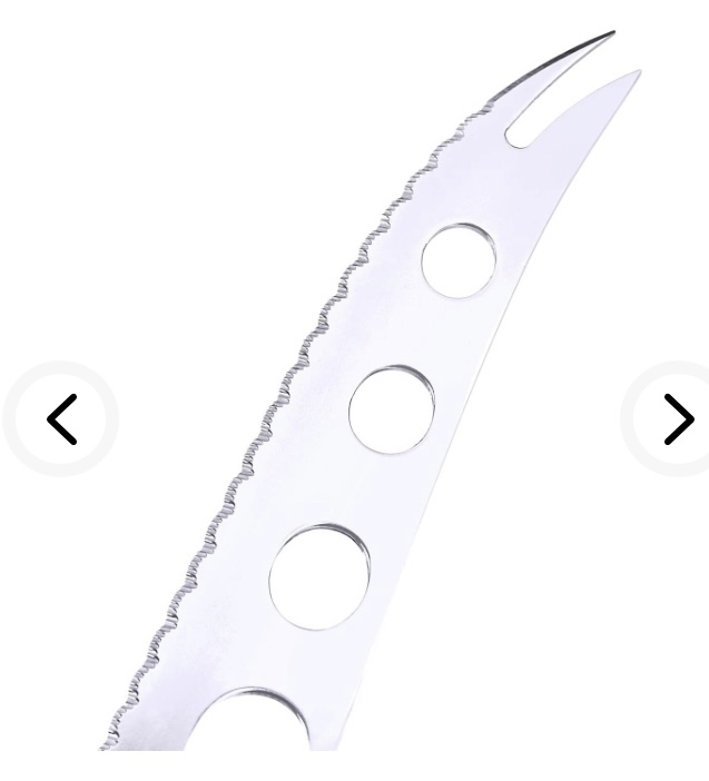 *Brand New* Amazon Basics Multi-Use Stainless Steel Cheese Knife image indicator(4)
