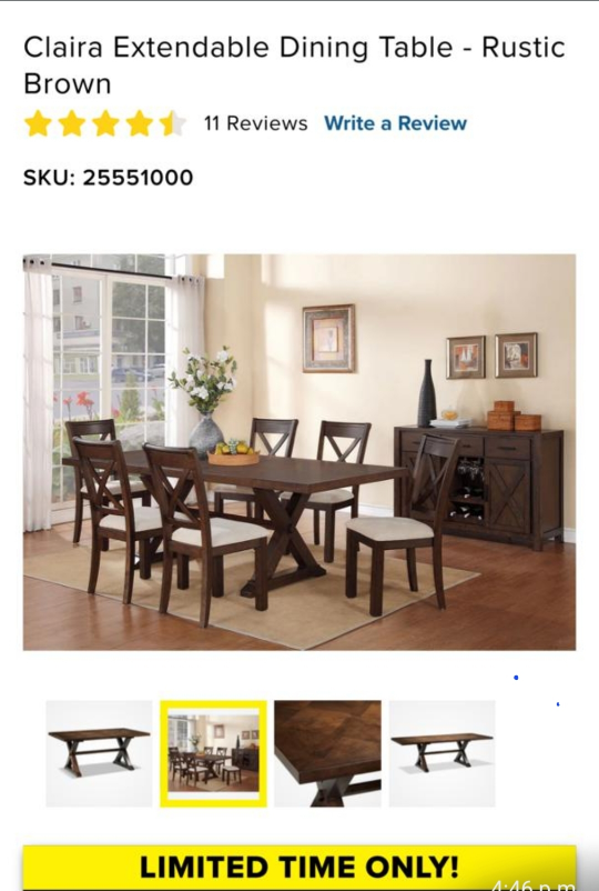 Full Dining set / Extendable image indicator(9)