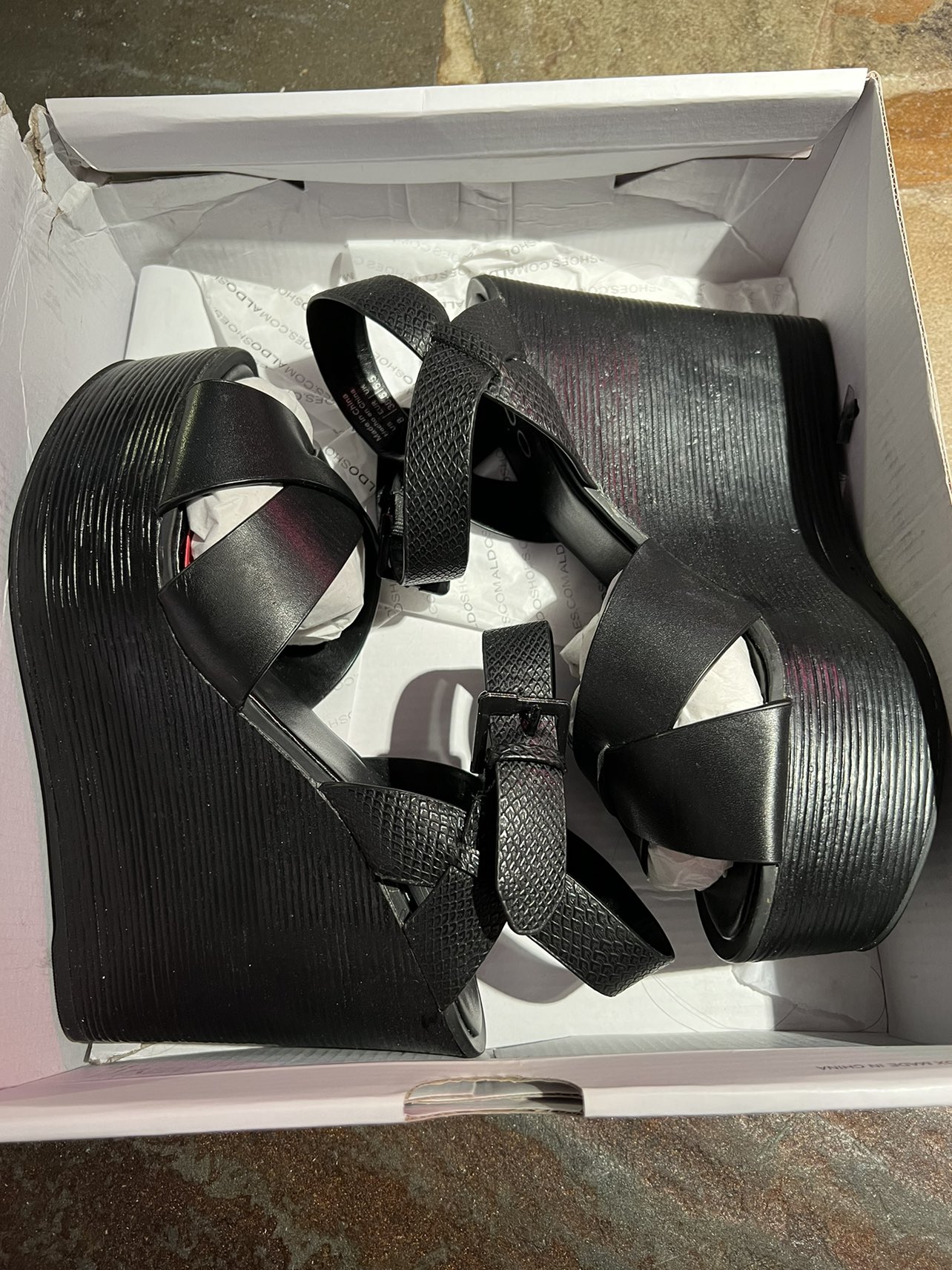 Aldo Regnano Wedge Sandal (Women’s 8)(LNIB) image indicator(5)