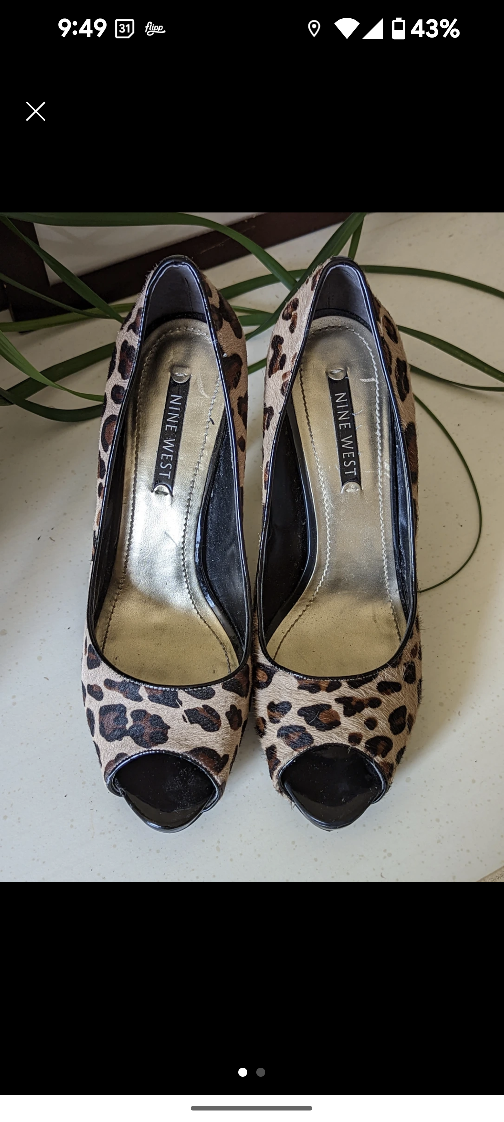 **NINE WEST** Faux Fur Sexy Stilettos thumbnail