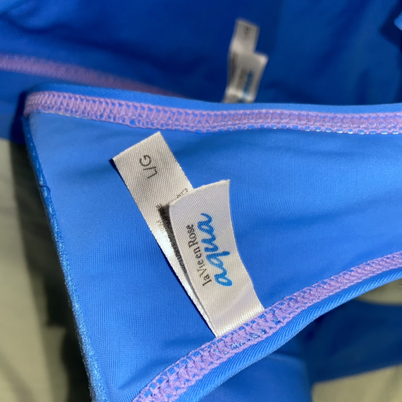 La Vie en Rose bikini blue 2 piece size Large image indicator(3)
