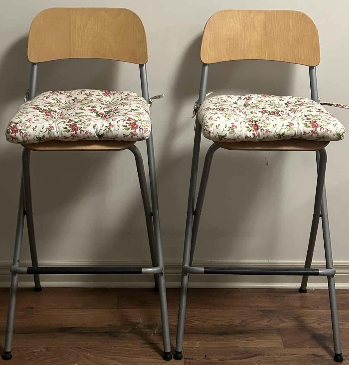 🥕Foldable Wooden High Chairs with Cushions thumbnail