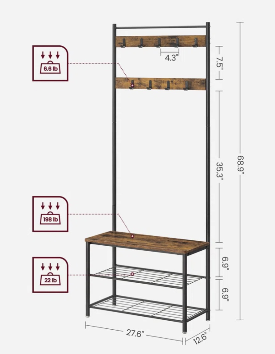 Coat and Shoe rack - photo 4