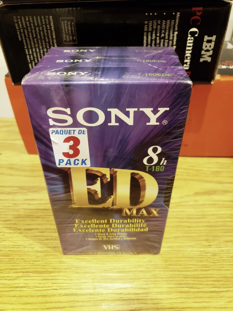 3 pack vintage retro VHS tapes * sealed* 🥕 thumbnail