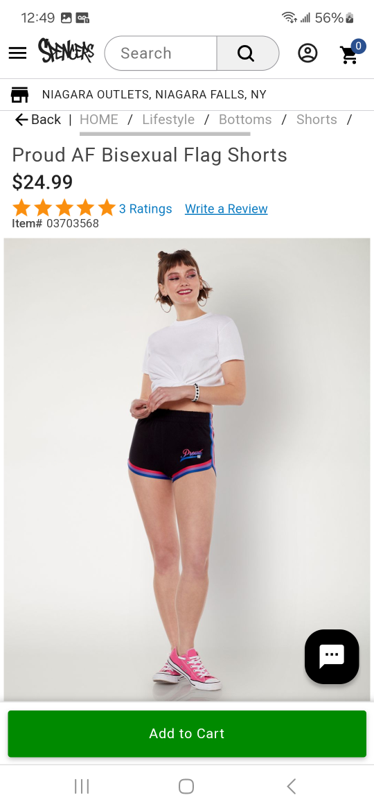 *PROUD AF* PRIDE SHORTS by SPENCERS. 100% Cotton. #M image indicator(4)