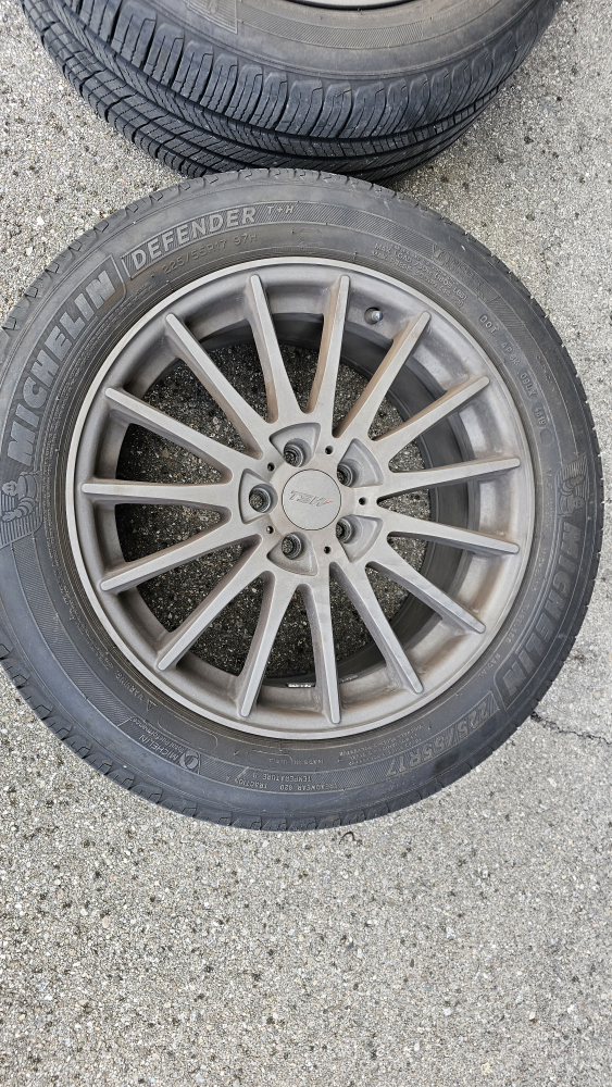 TSW rims with Michelin all season tires