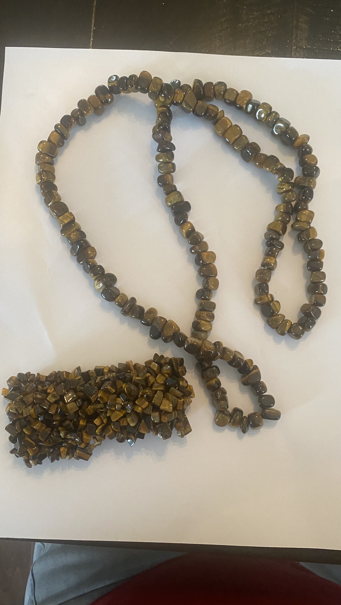 Vintage Tigers Eye Bracelet and 17”necklace - photo 2