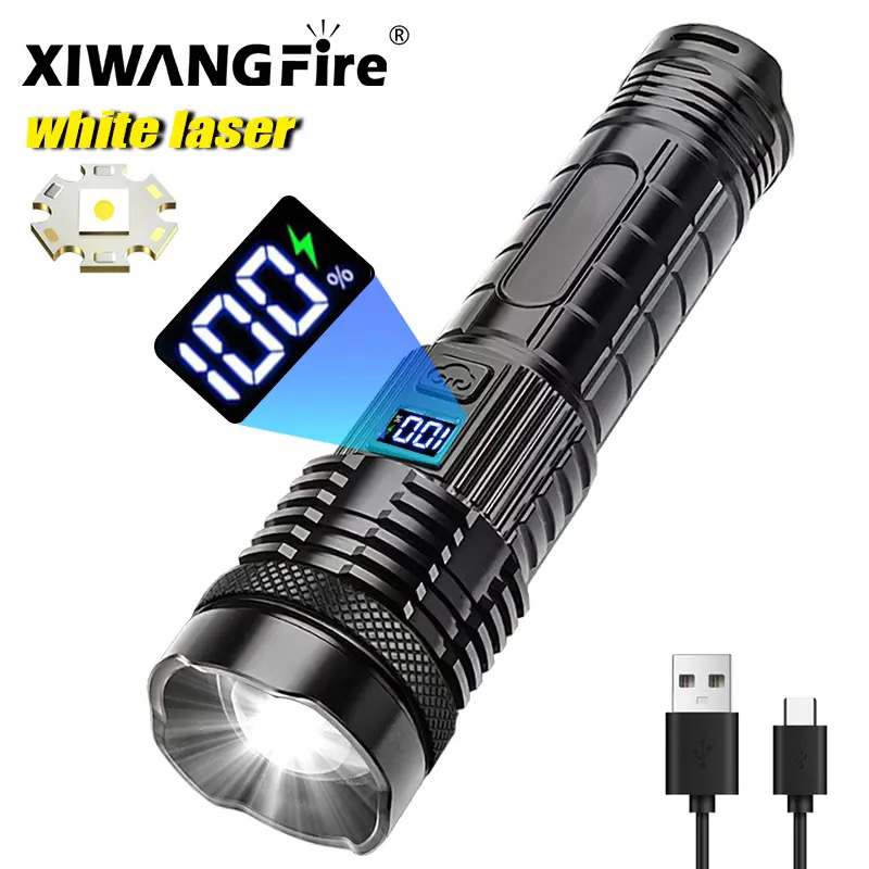 Powerful 5-Mode USB Rechargeable LED Flashlight thumbnail