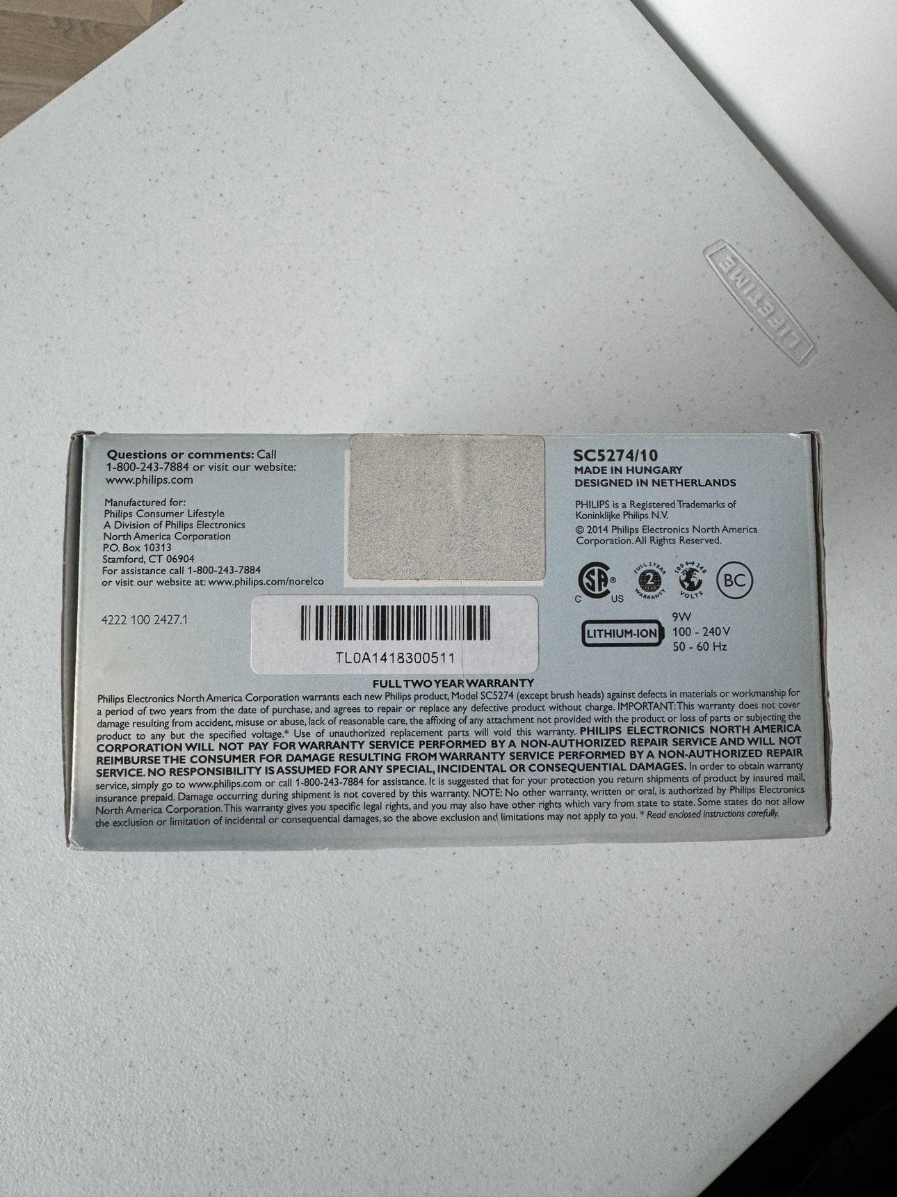 Philips facial cleansing system image indicator(5)