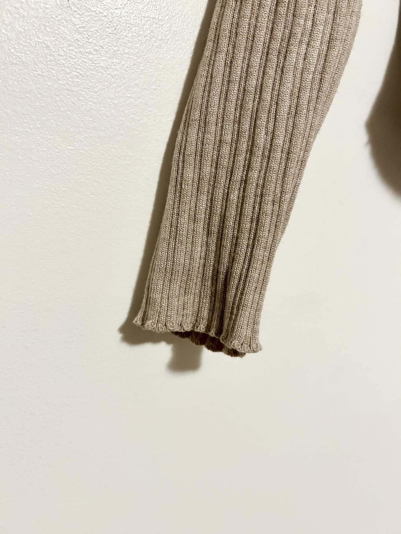Cream Colour Knit Sweater - photo 4