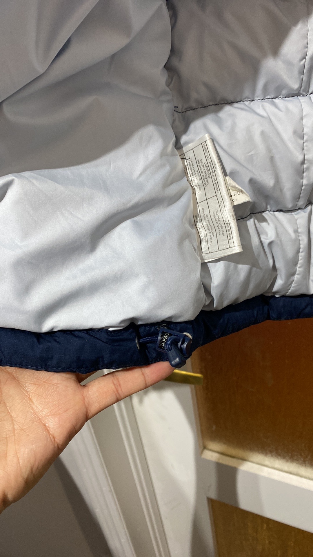 Like New The North Face Nuptse 700 Puffer Vest Jacket Navy Blue - photo 5