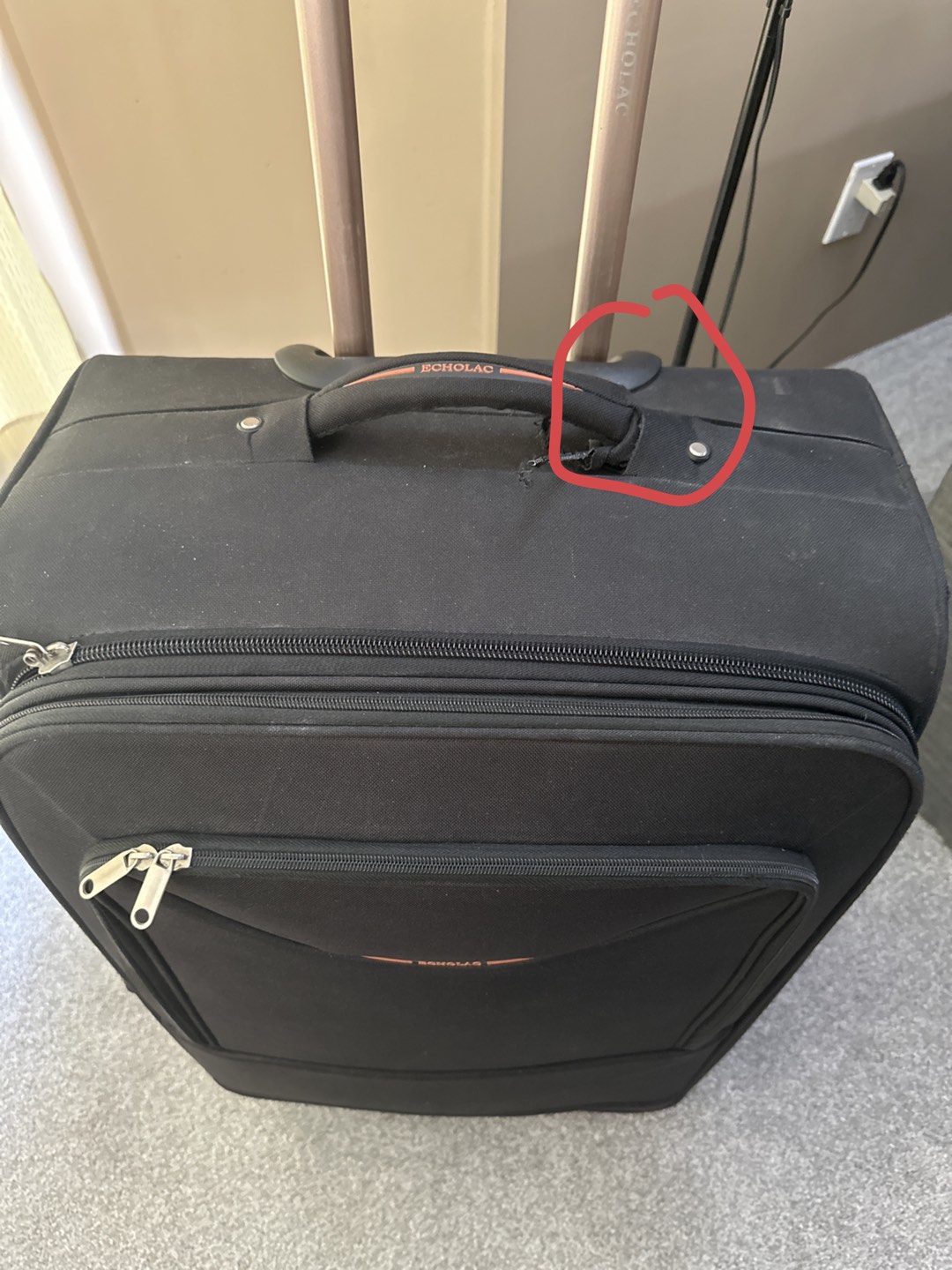 Black full size trolley luggage - photo 5