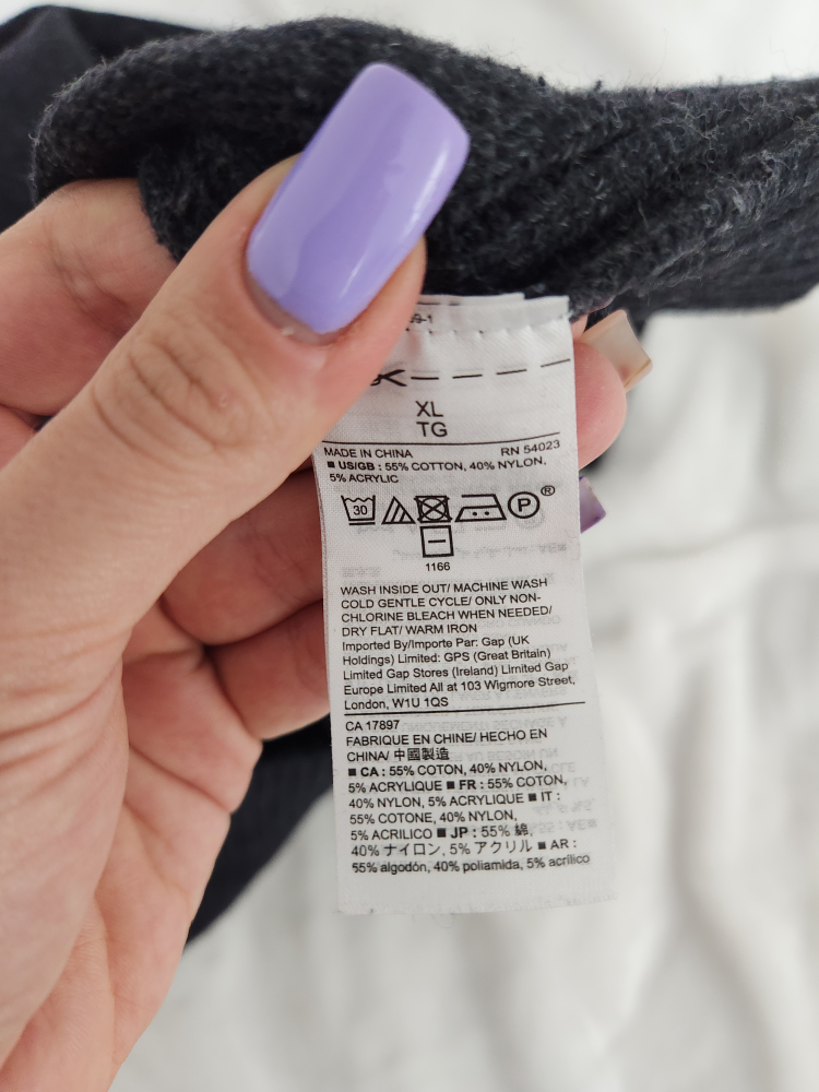 Gap sweater image indicator(3)