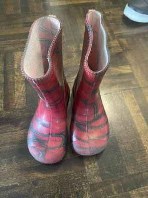 Rainboots Spider man