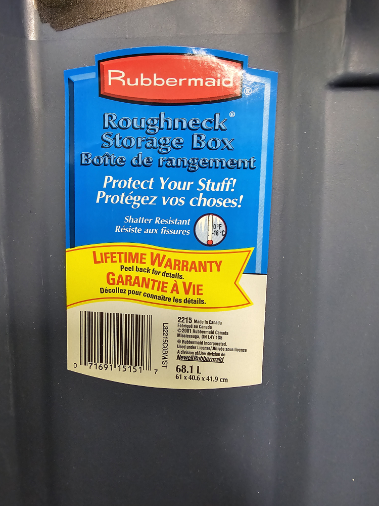 10 Rubbermaid Storage Bins - photo 2