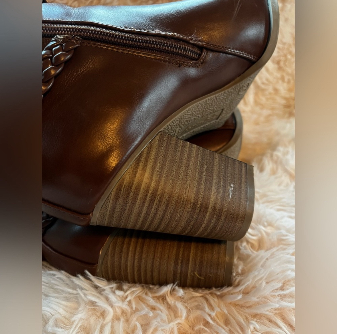 Caramel Heeled Boots image indicator(4)