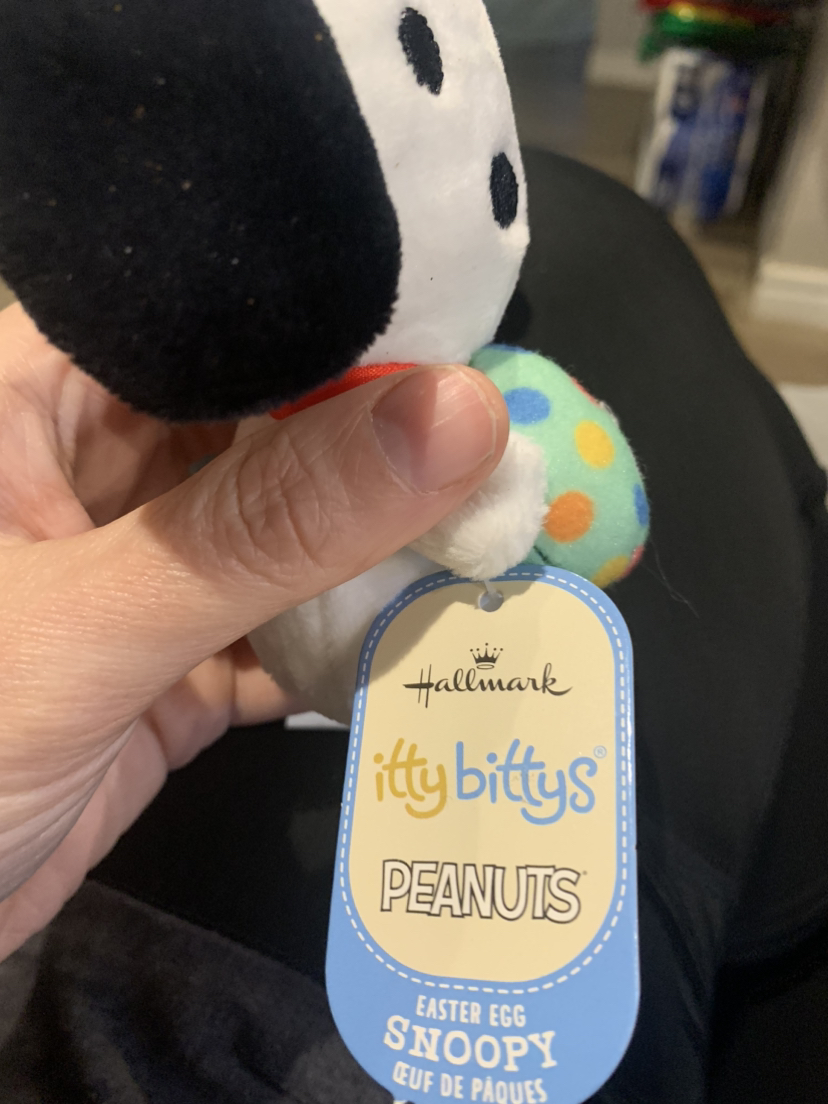 $10 Itty bitty Peanuts Easter egg Snoopy (NWT) - photo 2