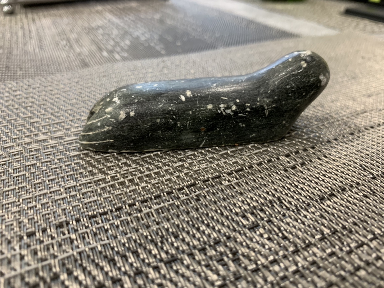 DIMU Seal Soapstone Carving - Signed - Canada - 20th Century image indicator(6)