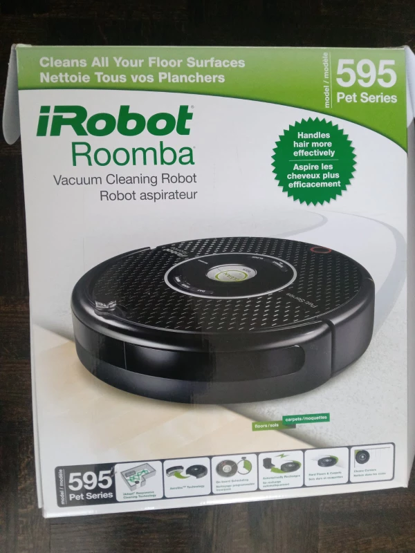 Vacuum cleaning Robot Roomba 595 Pet Series thumbnail