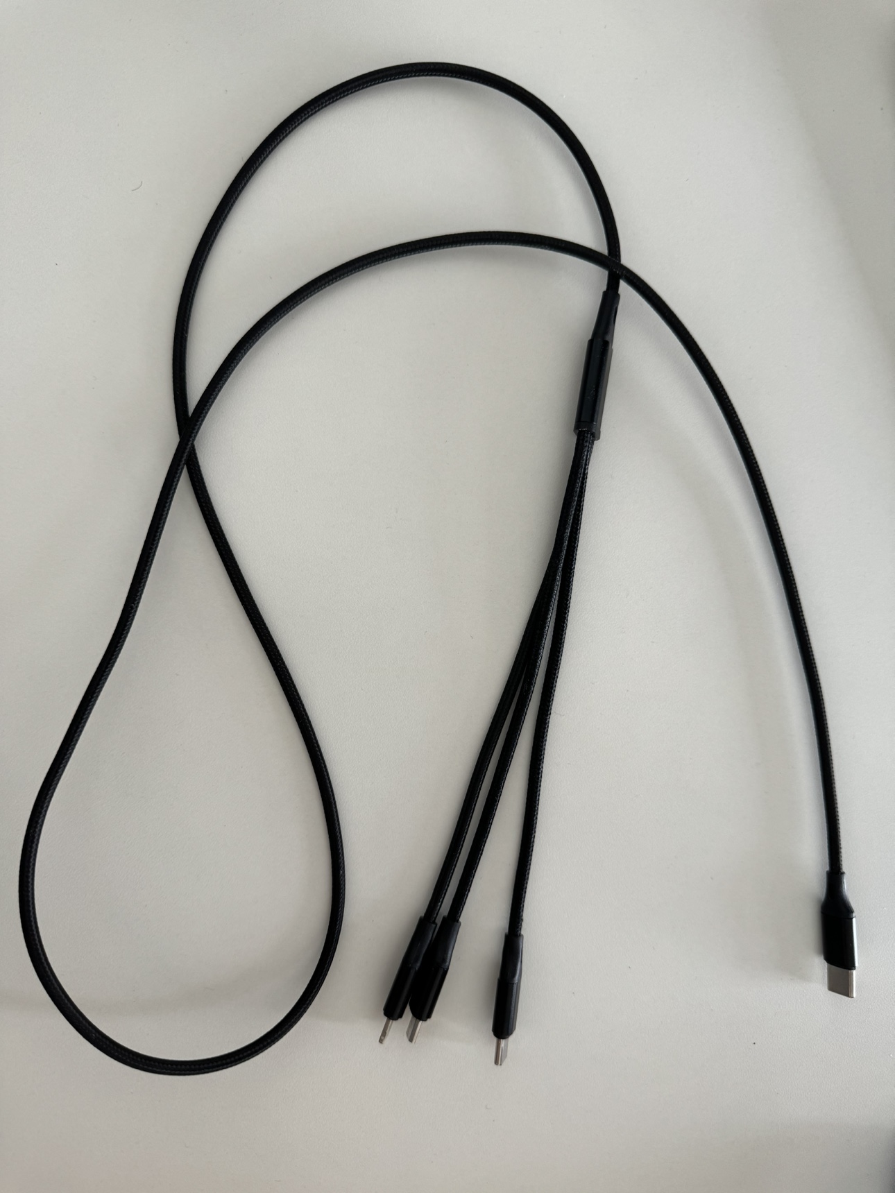 3 in 1 charging cable usb c to Lightning, usb c, and micro - photo 2