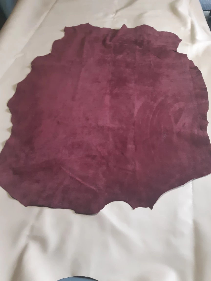 PIG SUEDE 8.80 SQ FT. RUSTIC BURGUNDY $35.00 - photo 2