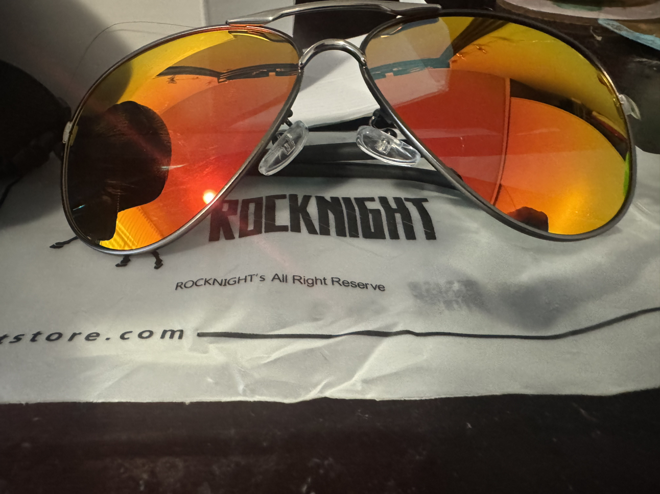 Rocknight brand new sunglass with box🥕 image indicator(3)