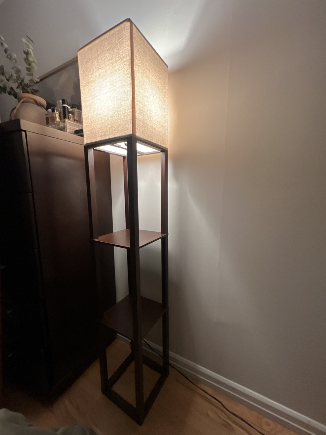 brown modern lamp - photo 2