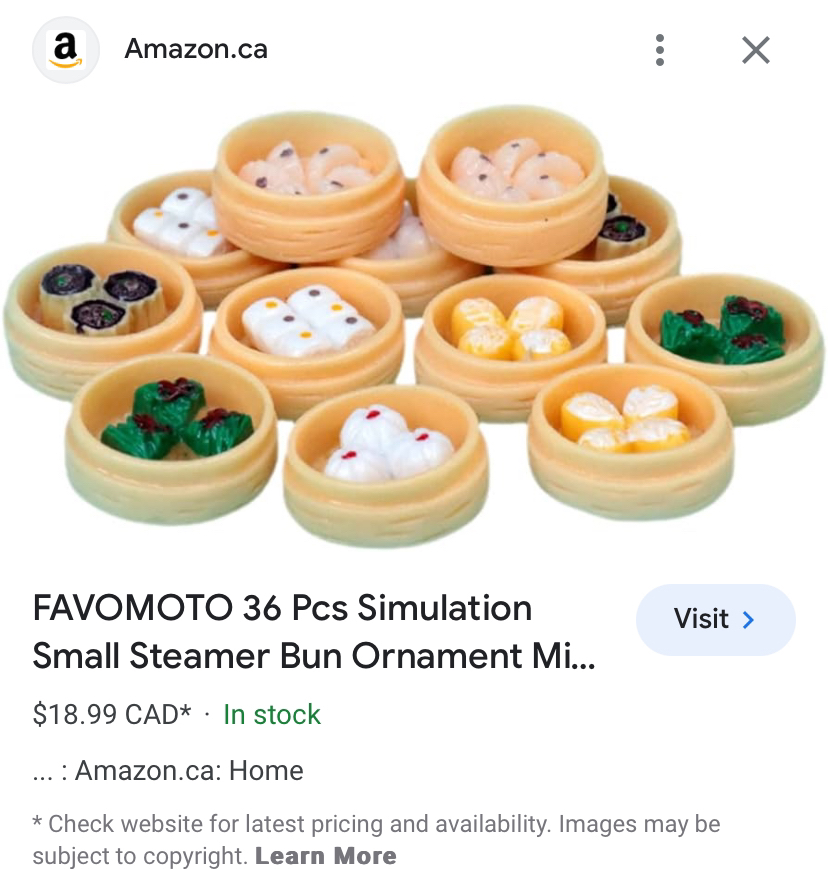 🆕 Dim Sum cute decor ornaments image indicator(6)