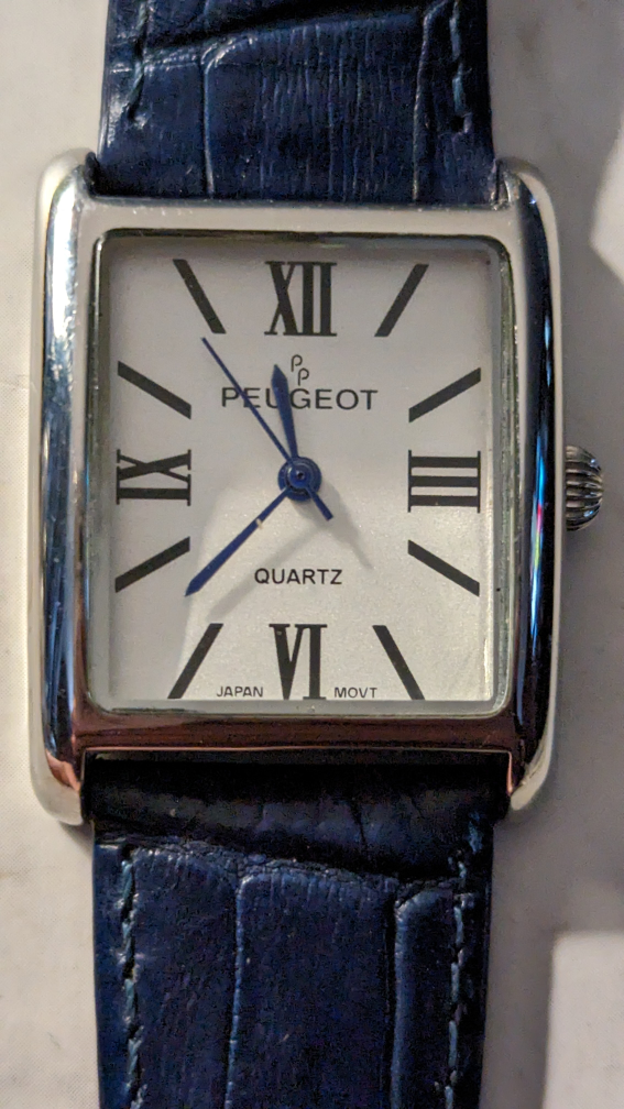 Peugeot Woman's Watch Navy Band