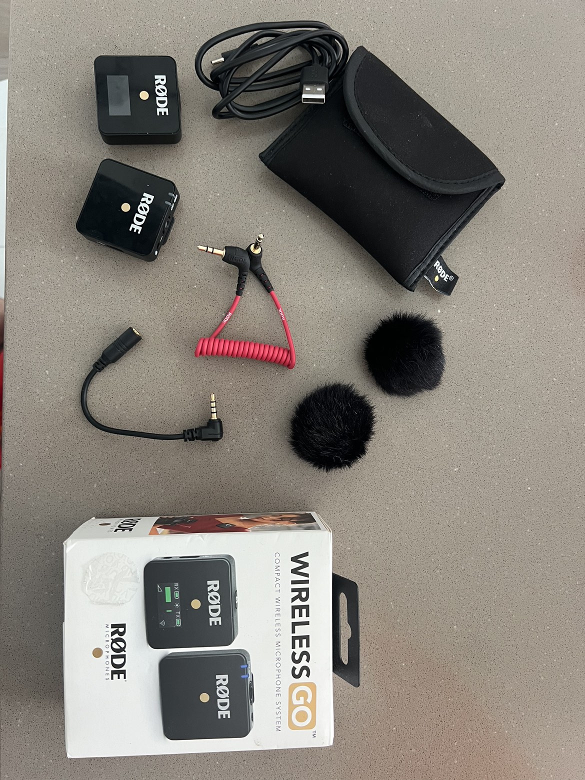 Rode Wireless Go + transfer wire to work with phone