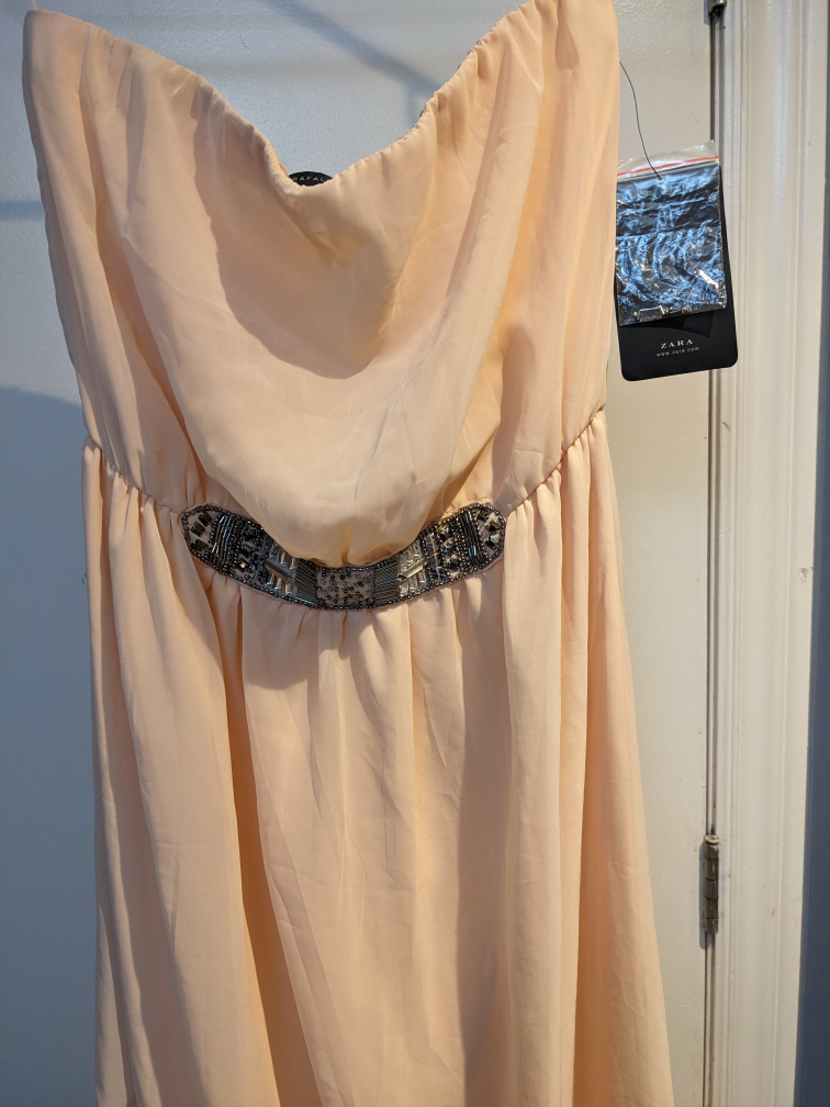 Gorgeous Brand New With Tag Size M Women Zara Dress image indicator(2)