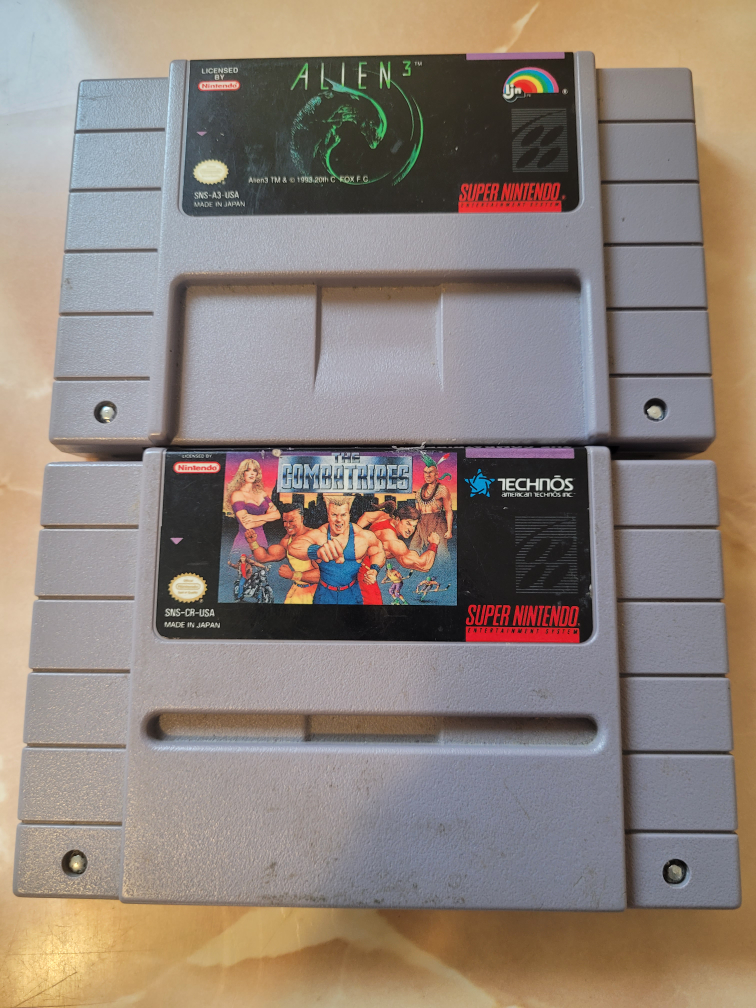 RETRO"NES" ALIEN 3 & The COMBATRIBES $19EACH image indicator(2)
