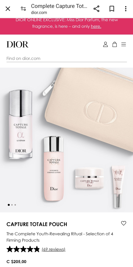 DIOR CAPTURE TOTALE SET NEW thumbnail