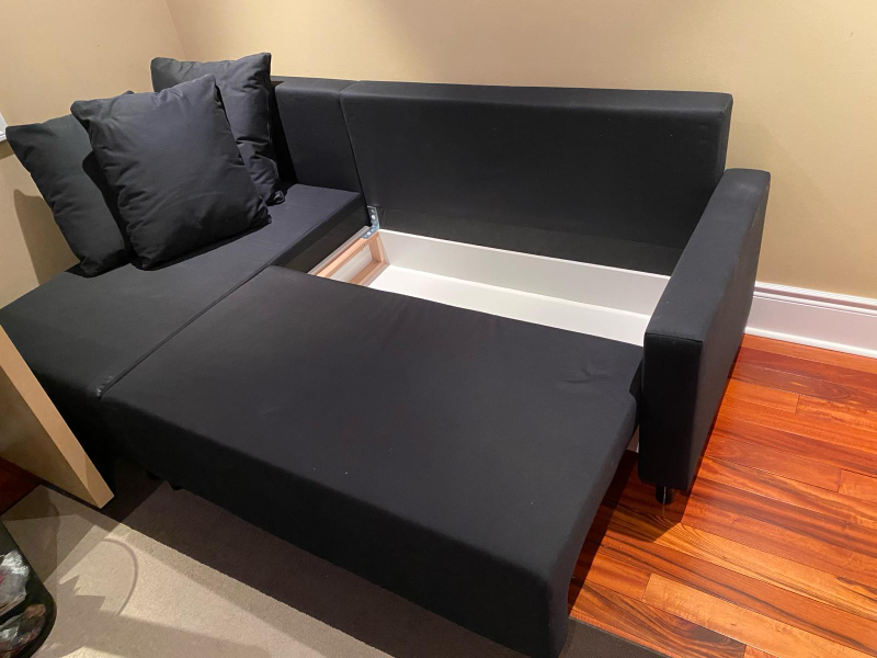 Ikea couch with storage - photo 2
