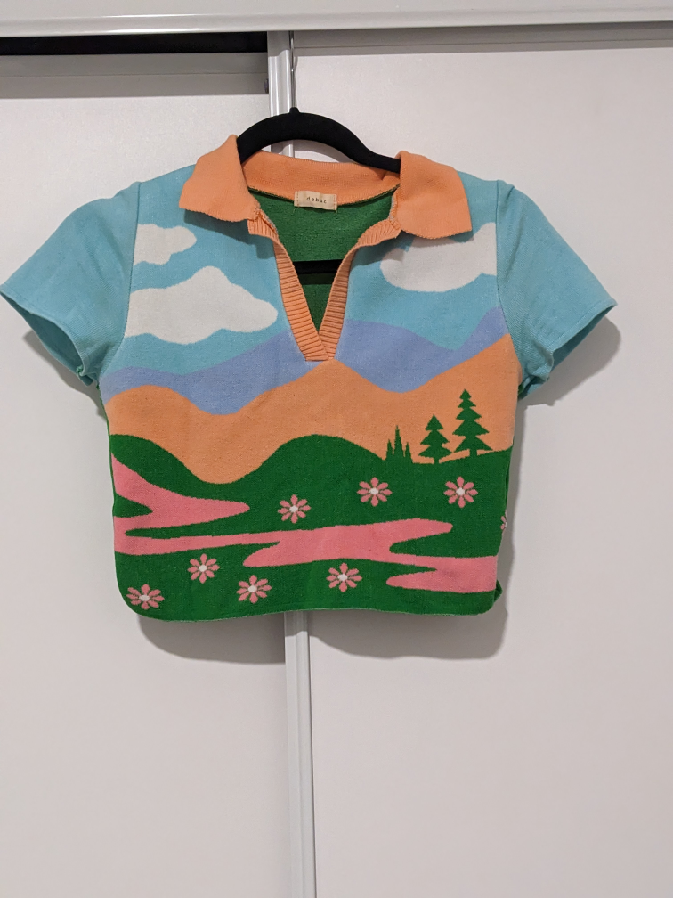 Debut Landscape Knit Top size M thumbnail