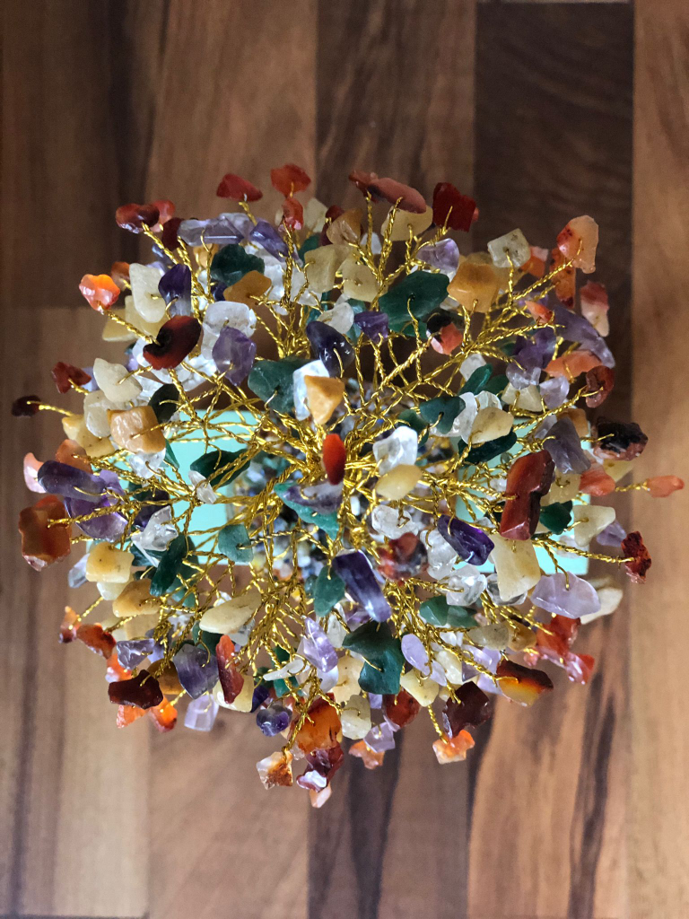 Multicoloured Gemstone Christmas Tree (Bonsai) - photo 3