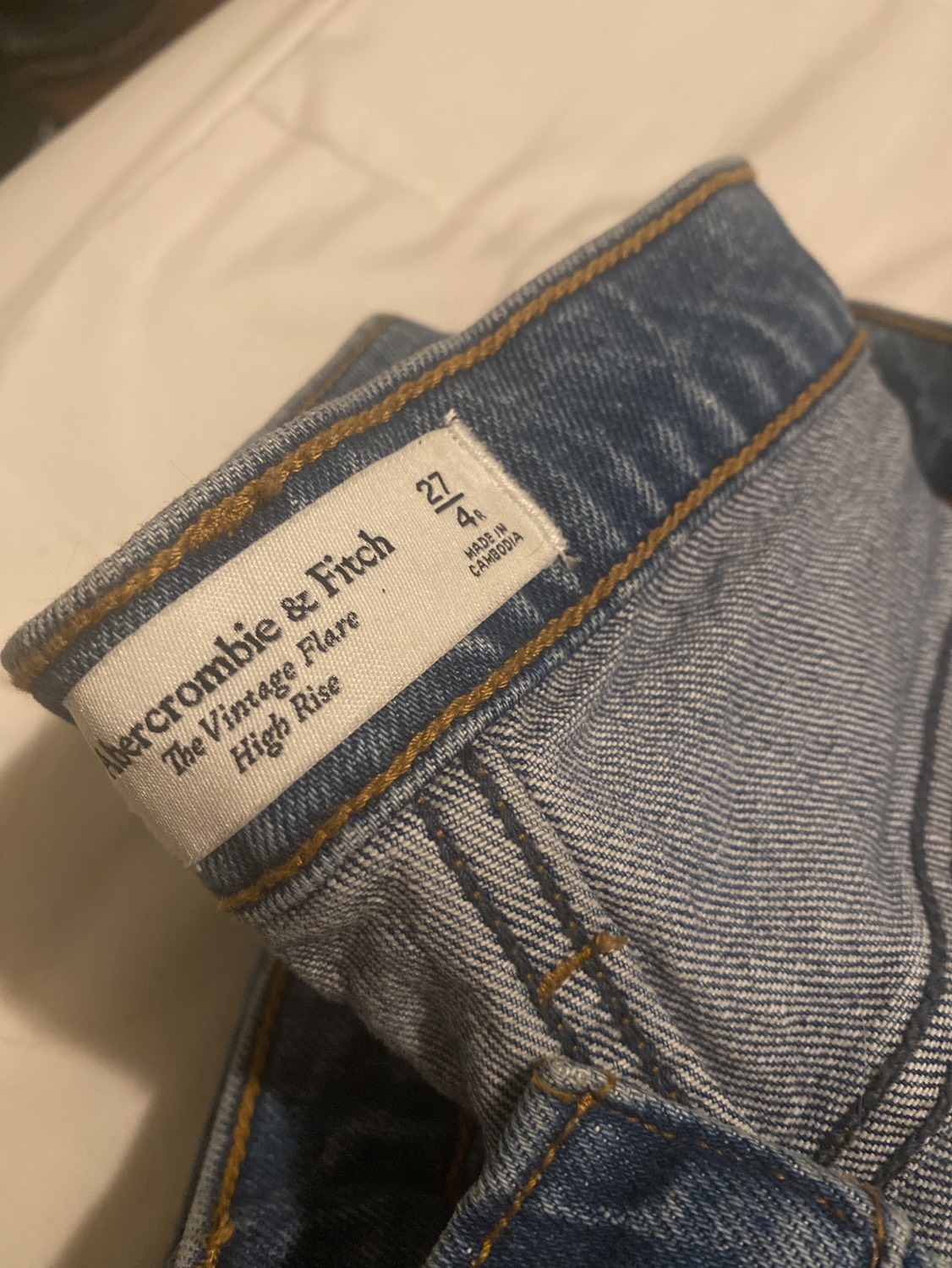 Abercrombie Jeans- flare vintage high rise. Size 27 - photo 5