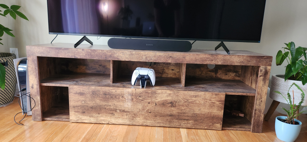 Wooden TV table - photo 3