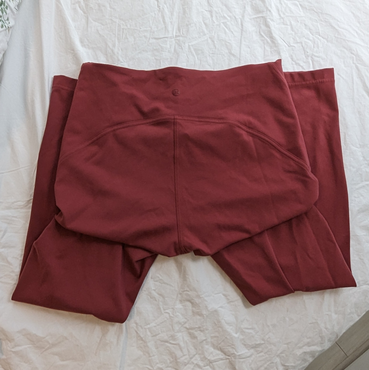 Lululemon Maroon Calf Cut 25" size 10 thumbnail
