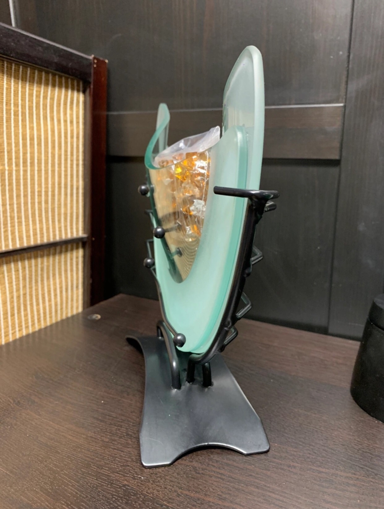 Unique glass decor vase 🌊 image indicator(3)