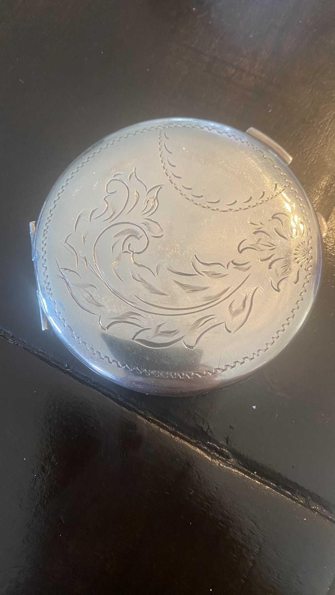 Vintage Sterling Silver Women’s Compact - photo 3
