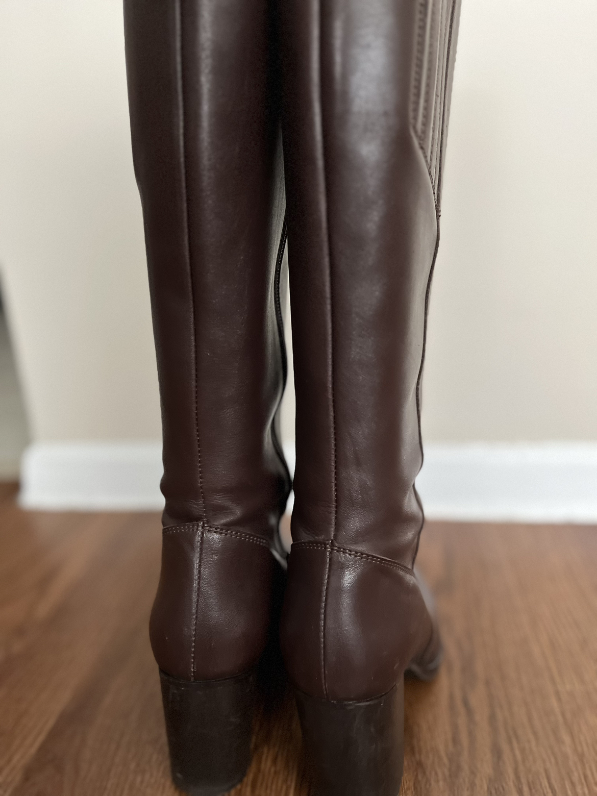 Genuine Leather Knee High Boots - photo 5