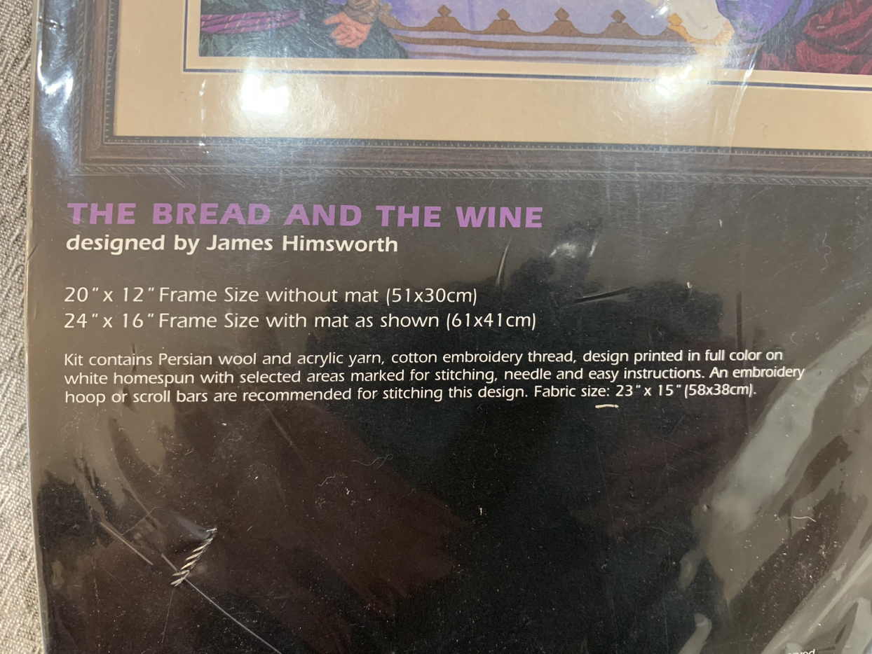 Crewel Embroidery Kit “The Bread and The Wine” image indicator(3)
