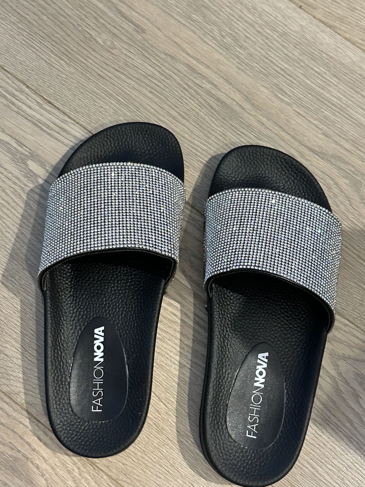 Fashion nova bling slippers image indicator(2)